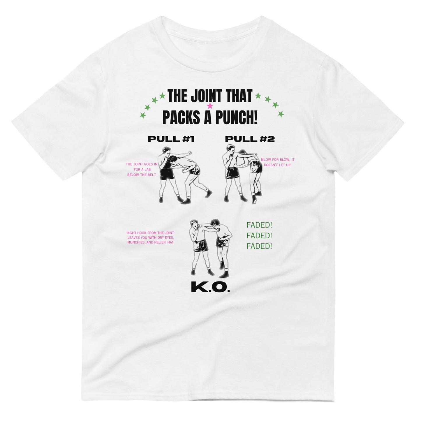 "The Joint That Packs a Punch!" Tee - White